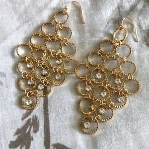 Gold earrings